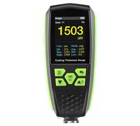 NONDK Medidor Espesor Recubrimiento Probador de Espesor PelíCula Pintura para AutomóViles Medidor de Espesor de Pintura Probador de Medidor de Profundidad de Recubrimiento de 0-1300 μM