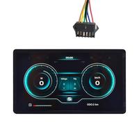 NONDK Medidor LCD para Bicicleta Eléctrica H8, 24 V, 36 V, 48 V y 60 V, Pantalla LCD para Patinete Eléctrico, Accesorios para Bicicletas Eléctricas, SM de 6 Pines.