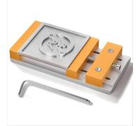 NONDK Mesa de Trabajo con Tornillo de Banco CNC para Fresadoras CNC de Escritorio, 20 X 10 cm (7,87 X 3,94 Pulgadas), Rango de Sujeción de 136 Mm, para Carpintería.