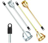 NONDK Mezclador de Pintura 4 Pcs para Taladro Compatible con Cubos de 1-5 Galones - Agitador para Pintura, Broca para Resina Epóxica de Concreto
