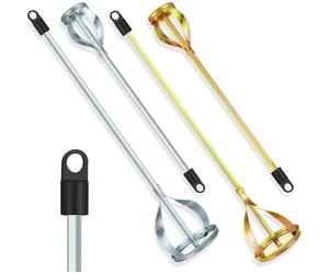 NONDK Mezclador de Pintura 4 Pcs para Taladro Compatible con Cubos de 1-5 Galones - Agitador para Pintura, Broca para Resina Epóxica de Concreto