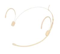 NONDK Micrófono de Diadema de Condensador Electret de con Cable de 3,5 mm y Doble Gancho para la Oreja. Conector Roscado de 3,5 Mm.