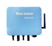 NONDK Microinversor de 600 W para Conexión A Red Solar, Impermeable, Conversión de CC A CA, WiFi Integrado, Enchufe Europeo.