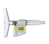 NONDK Micrómetro Digital de Profundidad IP65 de 0-100 mm con Resolución de 0,001 mm y Varilla Intercambiable