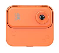 NONDK Mini Cámara Deportiva para Exteriores, Cámara Corporal DV, 1080P HD, Pantalla de 0,96 Pulgadas, Cámara de Acción, Grabadora de Audio y Vídeo Digital, Color Naranja