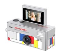 NONDK Mini Cámara Digital 1080P HD Cámara de Pulgar Cámara de Grabadora de Video Retro Pequeña Camcorder Compacta Portátil de Bolsillo