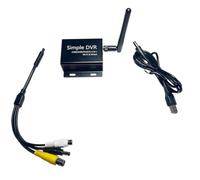 NONDK Mini Grabador de Videovigilancia CCTV Wifi de 1 Canal 1080P 2MP AHD CVI TVI CVBS de Seguridad con Cámara/DVR de Videovigilancia en la Nube P2P
