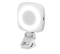 NONDK Mini Luz de Relleno para Selfies con Clip, Recargable, 3 Modos de Brillo Ajustable, LED Portátil de Bolsillo para Fotografía con Teléfono.