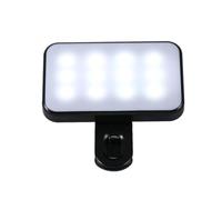 NONDK Mini Luz de Relleno Portátil para Selfies, con 3 Modos de Brillo Ajustable, Recargable, para Teléfono, Portátil, Tableta y Reuniones.