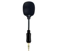 NONDK Mini Micrófono Inalámbrico con Conexión Directa para Teléfono Móvil en Exteriores, Tarjeta de Sonido en, Canto, Chat, Tripolar.