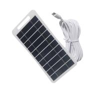 NONDK Mini Panel Solar de 5V 2W, Cargador Solar USB, Paneles Solares Micro-Tipo, Panel Solar Portátil para Iluminación del Hogar del Teléfono