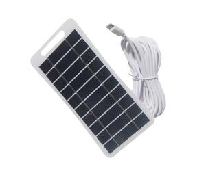 NONDK Mini Panel Solar de 5V 2W, Cargador Solar USB, Paneles Solares Micro-Tipo, Panel Solar Portátil para Iluminación del Hogar del Teléfono
