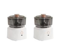 NONDK Mini Prensa de Ajos Eléctrica Inalámbrica, Picadora de Alimentos de Cocina de Doble Propósito, Picadora de Carne Recargable, Verduras,