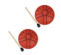 NONDK Mini Tambor Etéreo, Tambor de Lluvia Al Aire Libre, Tambor de Lluvia de Jardín, Tambor de Chakra de Lluvia, Tambor de Lluvia Al Aire Libre de Temporada de Lluvias Naranja