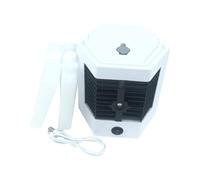 NONDK Mini Ventilador de Aire Acondicionado, Ventilador Enfriador de Escritorio, Humidificador en Aerosol Portátil USB, Ventilador Refrigeración por Agua para Dormitorio y Escritorio