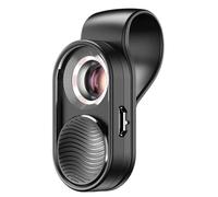 NONDK Mobile Phone Microscope,HD 100X, Optical Lens Digital Microscope with LED Light Phone Clip For Kids and Adults Microworld