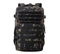 NONDK Mochila Bandolera Impermeable para Exteriores, Senderismo, Acampada, Caza, Camuflaje Marrón