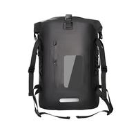 NONDK Mochila de Pesca Impermeable de 30 L, Ideal para Natación, Senderismo en Ríos, Pesca con Cebo, Kayak, Color Negro.