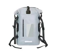 NONDK Mochila de Pesca Impermeable de 30 L, Ideal para Natación, Senderismo en Ríos, Pesca con Cebo, Kayak, Color Gris.