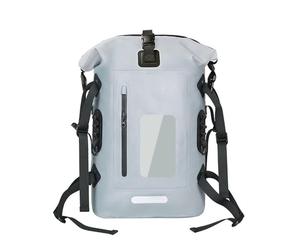NONDK Mochila de Pesca Impermeable de 30 L, Ideal para Natación, Senderismo en Ríos, Pesca con Cebo, Kayak, Color Gris.