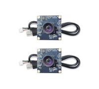 NONDK Módulo de Cámara de 100 Grados, 1 MP, OV9732, 1280 X 720, USB, Controlador Gratuito, Enfoque Manual con Cable de 3 Metros para WinXP/7/8/10 (2 Juegos)