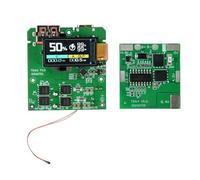NONDK Módulo de Carga Rápida PD de 100 W, Placa Base de Protección de Batería 4S con Pantalla TFT A Color para Banco de Energía Portátil DIY.