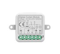 NONDK Módulo de Interruptor de Cortina Inteligente Tuya Zigbee, Disyuntor Inteligente, Compatible con para Control Remoto por Aplicación para Interruptor de Cortina