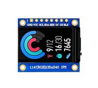 NONDK Módulo de Pantalla LCD IPS TFT de 1,14 Pulgadas, Resolución 135x240, Controlador ST7789, Interfaz SPI, OLED de Alta Definición.