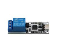 NONDK Módulo de Relé 1 Canal USB A CH340 Módulo de Relé de Control en Serie Protección Optoacoplador Módulo de Interfaz Tipo-C DSTUR-T10