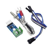 NONDK Módulo de Temperatura MAX6675, Sensor de Temperatura Tipo K, Interfaz SPI, Rango de 0-1024℃ con Termopar y Cable.