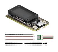 NONDK Módulo GPS OLED Lora 32 V4 ESP32 SX1262 de 0,96 Pulgadas con Energía Solar para Red Meshtastic, WiFi Lora BLE con GPS