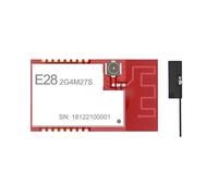 NONDK Módulo Inalámbrico E28-2G4M27S Lora SX1281 27dBm SPI de Alcance 8000m de Posicionamiento y Rango Transceptor Inalámbrico con Antena