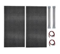 NONDK Módulo LED para Exteriores A Color P10 de 2 Piezas HUB75 SMD3535, Panel de Pantalla LED de 32 X 16 Píxeles, 320 X 160 mm, Controlador 1/4S