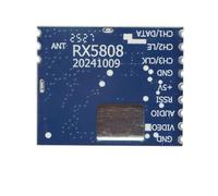 NONDK Módulo Receptor de Audio y Vídeo Inalámbrico RX5808 5.8G VRX para Sistemas FPV, Kit Electrónico para Drones RC DIY