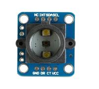NONDK Módulo Sensor de Reconocimiento de Color -33 TCS34725 RGB 0-255 10Hz, Compatible con TCS230 TCS3200, Placa de Detección de Color