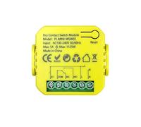 NONDK Módulo WiFi con Relé de Contacto Seco Tuya Smart Life, Interruptor con Temporizador, Control Remoto por Aplicación, 5 A, 12 V CC, 24 V CA, 100-240 V