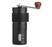 NONDK Molinillo de Café Manual Ajustable - Molinillo de Mano Portátil de Acero Inoxidable con Configuraciones Internas, Hogar A