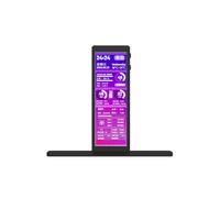 NONDK Monitor de Computadora IPS de 4.58 Pulgadas con Pantalla Secundaria USB para Monitoreo de Temperatura del Chasis, Velocidad del Ventilador, CPU, GPU y RAM. Color Negro.