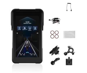 NONDK Monitor de Motocicleta con Pantalla Inteligente Vertical de 5'' para Carplay y Android Auto, Reproductor Dedicado de 5 Pulgadas para Motocicletas, Pantalla Vertical Inalámbrica.