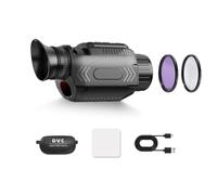 NONDK Monocular de Visión 4K, Telescopio Infrarrojo Digital WiFi, Monocular de 68 MP con Zoom de 28X y Lente Macro + Filtro Polarizador.