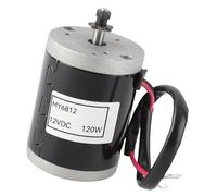 NONDK Motor Eléctrico de Reducción de Engranaje de 12V 250W, Motor de Corriente Continua con Escobillas MY6812, Motor de 150W 12V DC con Engranaje de 25H 7T para Bicicleta Eléctrica y Scooter de Brico