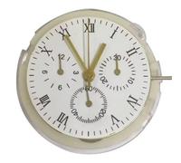 NONDK Movimiento de Reloj de 25 Joyas 7753, Movimiento Mecánico Automático para Reloj ETA 7753, Reemplazo de Movimiento Automático.