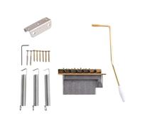 NONDK Muelles de Brazo de Puente de TréMolo de Guitarra Dorada con Juego de Tomas de para Accesorios de Piezas de Guitarra EléCtrica