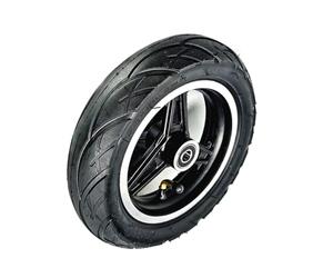 NONDK Neumático de Vacío de 9 Pulgadas 9x3.00-6 Neumático Sin Cámara con Buje para Scooter Eléctrico Diámetro Interior 12 Mm.