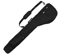 NONDK Nueva Bolsa de Transporte para Palos de Golf, Bolsa de Viaje para Campo de PráCticas, Bolsa de Golf Plegable Resistente Al Agua, Bolsa de Transporte para Golf, Negro