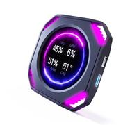 NONDK Ordenador USB Dr21 Visual de 2,1 Pulgadas, Monitor de Bricolaje, Pantalla Secundaria Dinámica Tipo C, Editable, Refrigerado por Agua. A