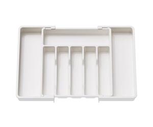 NONDK Organizador de Cajones para Cubiertos, Bandeja Extensible para Utensilios de Cocina, Soporte Ajustable para Cubiertos y Cubiertos
