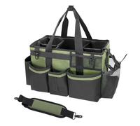 NONDK Organizador de Herramientas de Limpieza con Asa y Correas para el Hombro para el Personal de Limpieza, Bolsa Organizadora para Herramientas de Limpieza de Fregaderos y Coches.
