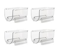 NONDK Organizador de Refrigerador, Soporte para de Vino, Organizador Apilable de Bebidas y, Caja de Almacenamiento de Champán, Estante para Vinos
