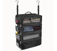 NONDK Organizadores de Ropa y Maletas Impermeables, Ideales para Viajeros y Estudiantes, Color Negro.